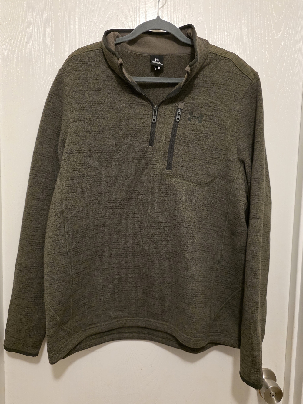 Under Armour Olive Green Half-Zip Pullover